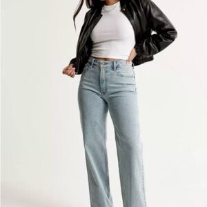 Abercrombie &‎ Fitch Women's The 90's Relaxed Jeans High Rise Plus Size 35/20s